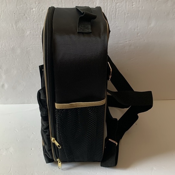 Harry Potter Backpack Black Velvet Insulated Mini Convertible Dark Arts NWT main image 8
